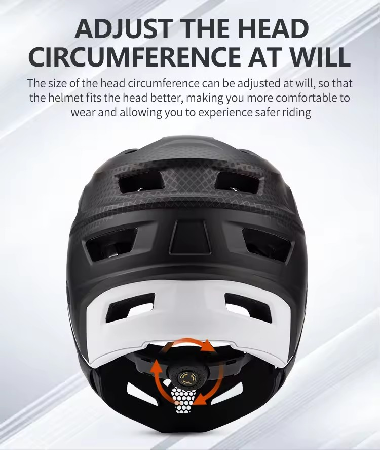 Downhill Cycle MTB Fullface Helmet Detachable Chin Pad Mountain Bike Full Face Helmet For Bike Bicycle Helmet Full Face