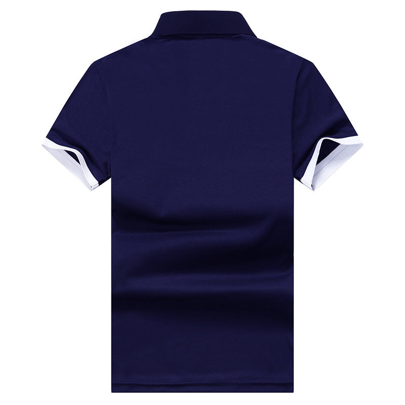 Men's casual half-sleeve lapel polo shirt for men