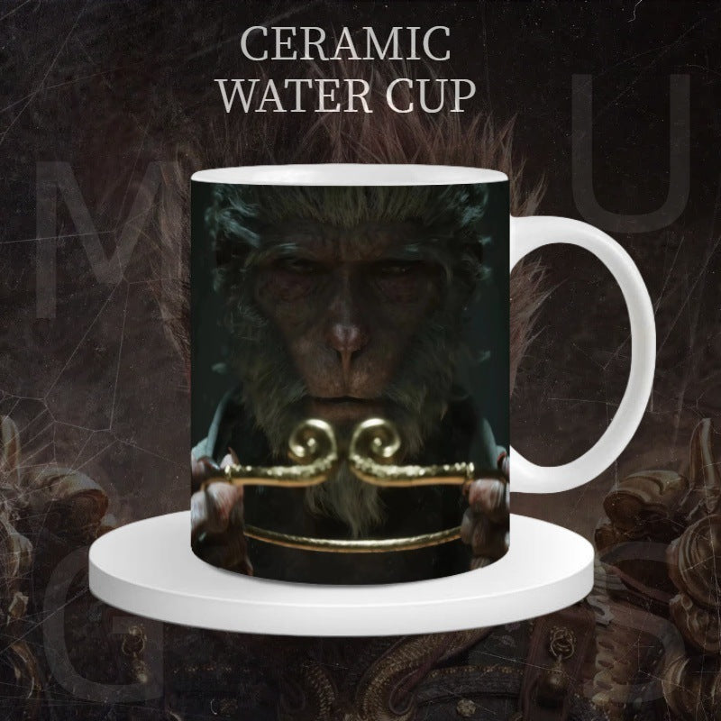 Black Myth Monkey King game surrounding ceramic mug Drink cup birthday cup milk cup coffee cup