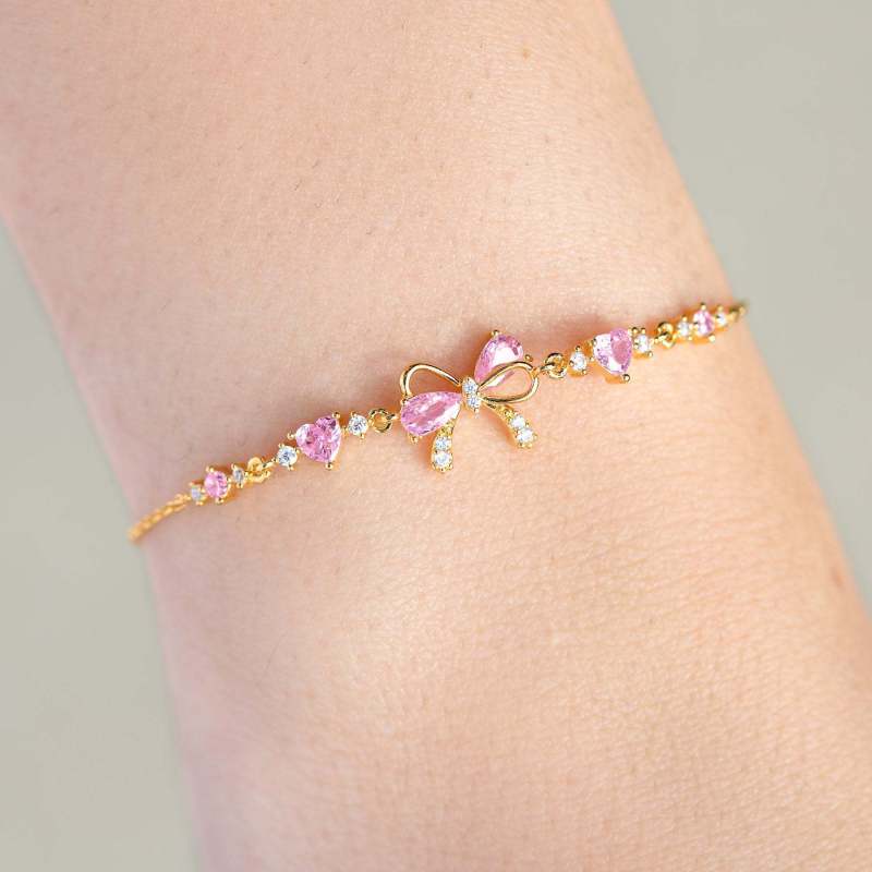 Love Zircon Butterfly Festival Bracelet