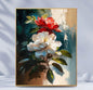 Sunset Rose DIY digital oil painting kit, hand-painted acrylic landscape fill color.