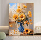 "Sunflower DIY digital oil painting kit, hand-painted color, new style handmade for adults."