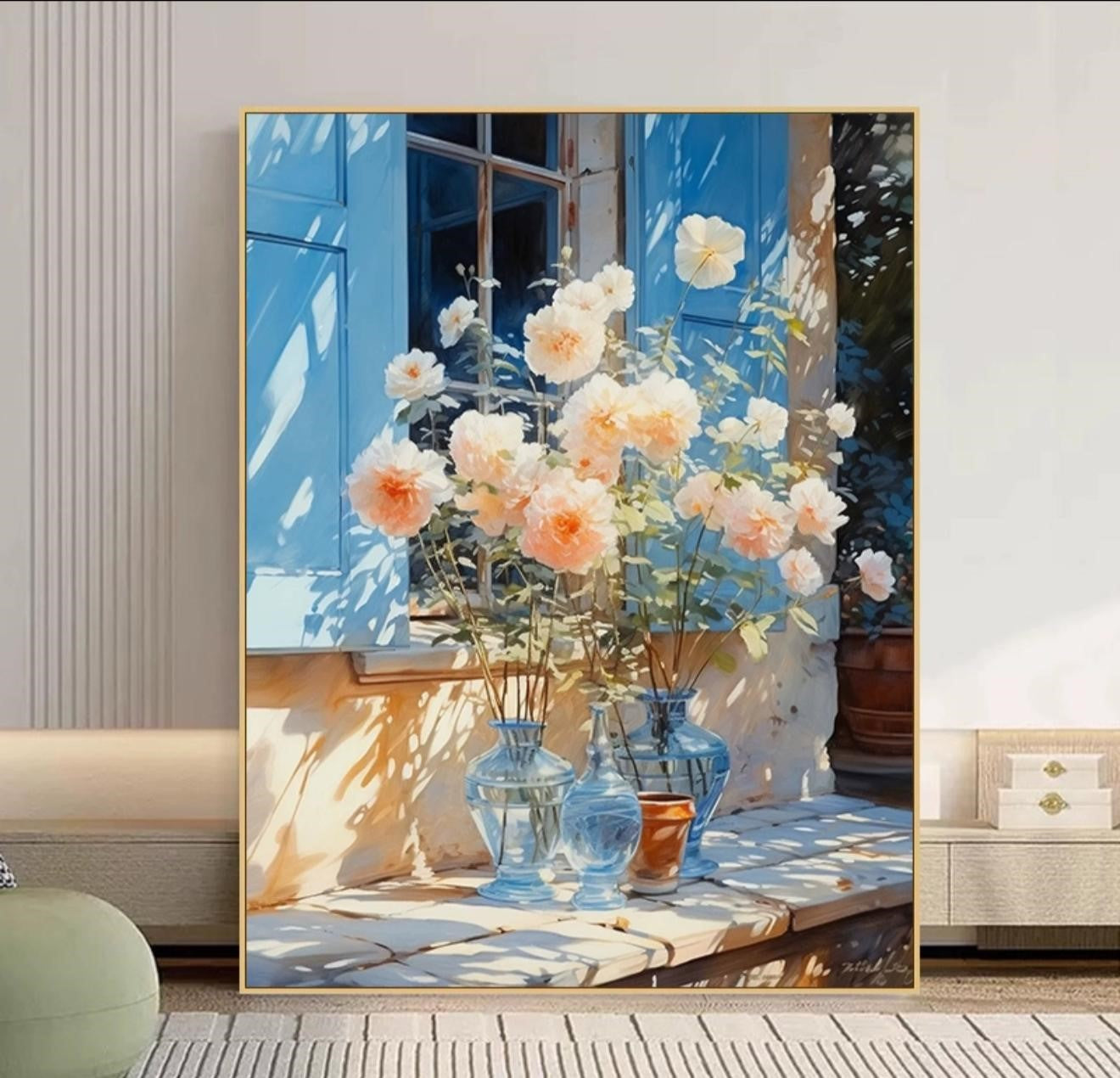 "Sunflower DIY digital oil painting kit, hand-painted color, new style handmade for adults."