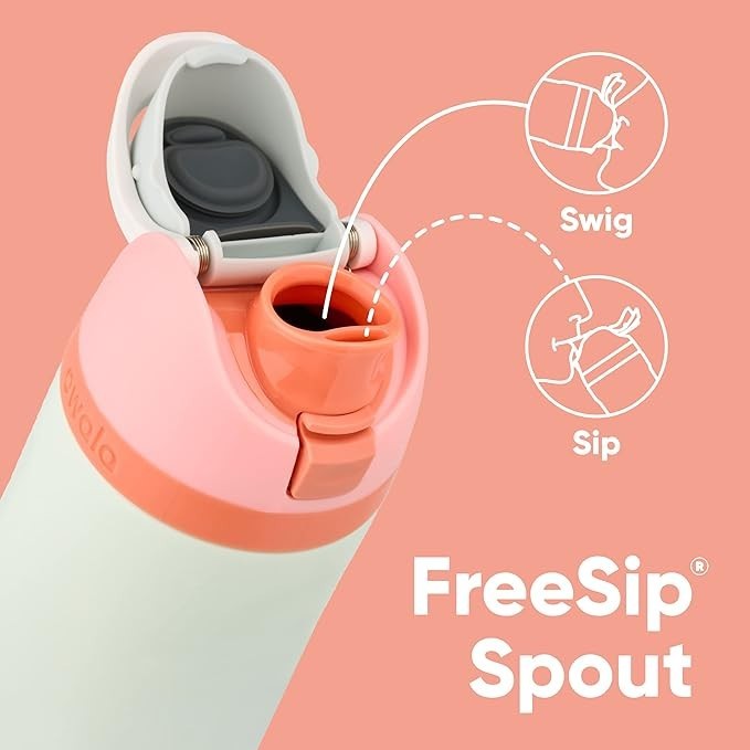 FreeSip Insulated Stainless Steel Water Bottle