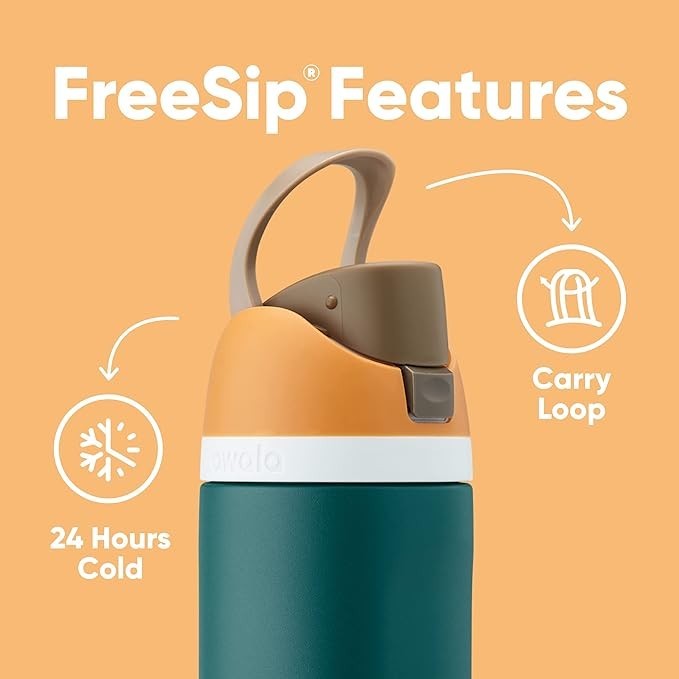 FreeSip Insulated Stainless Steel Water Bottle