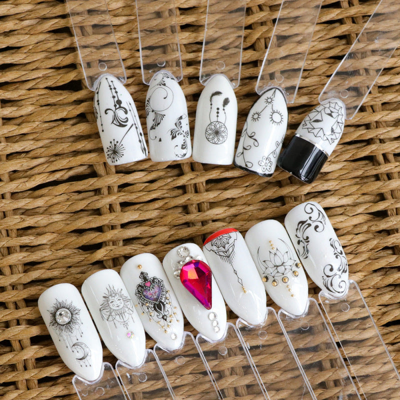 DIY nail 24 small decals