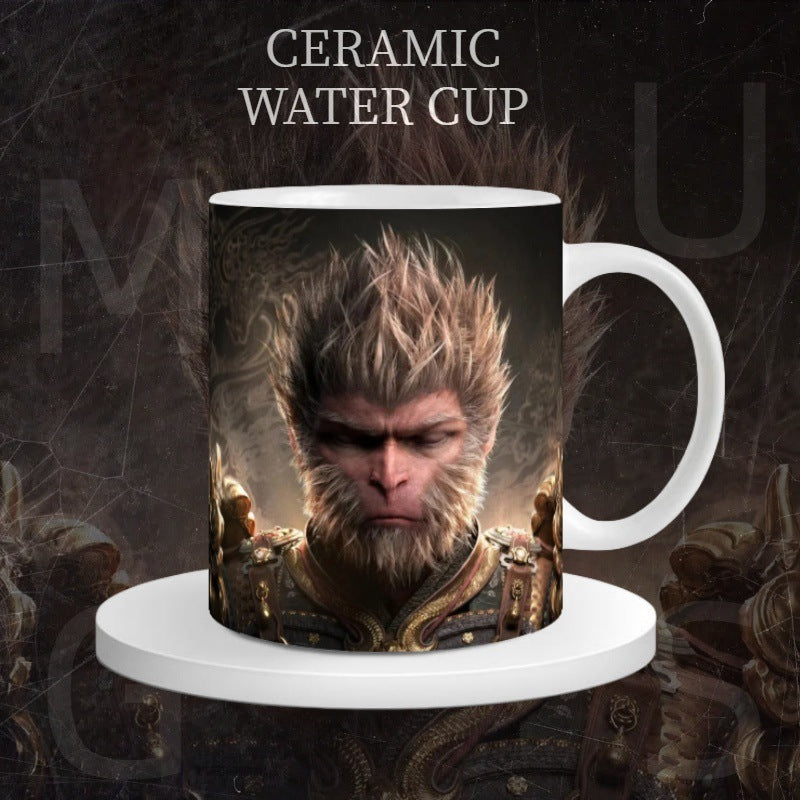 Black Myth Monkey King game surrounding ceramic mug Drink cup birthday cup milk cup coffee cup