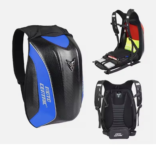 MOTOCENTRIC Waterproof Motorcycle Backpack Motorcycle Tail Bag