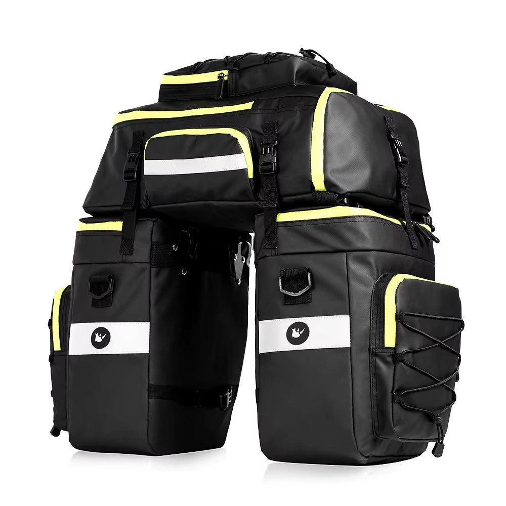 Rhinowalk 3 in 1 Motorbike Pannier Bag 65L Motorcycle Waterproof Side Tail Saddle Bag Hot Selling