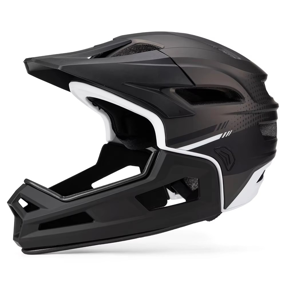 Downhill Cycle MTB Fullface Helmet Detachable Chin Pad Mountain Bike Full Face Helmet For Bike Bicycle Helmet Full Face