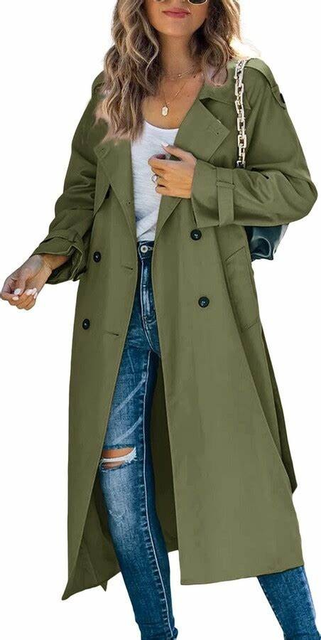 Women's winter and autumn windbreaker coat