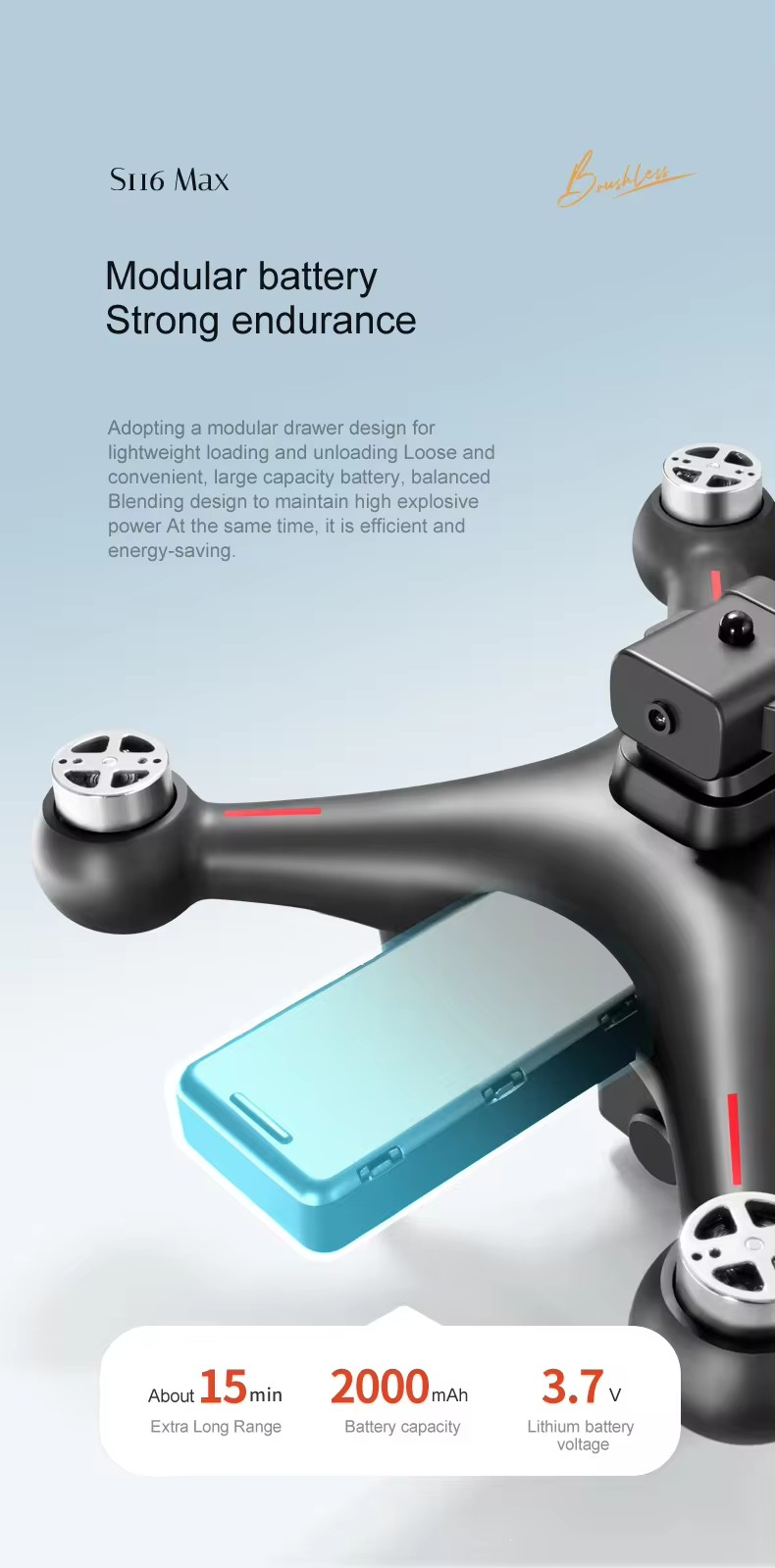 New S116 mini drone 8K dual camera Obstacle avoidance optical flow foldable Wifi Brushless motor Dron Quadcopter