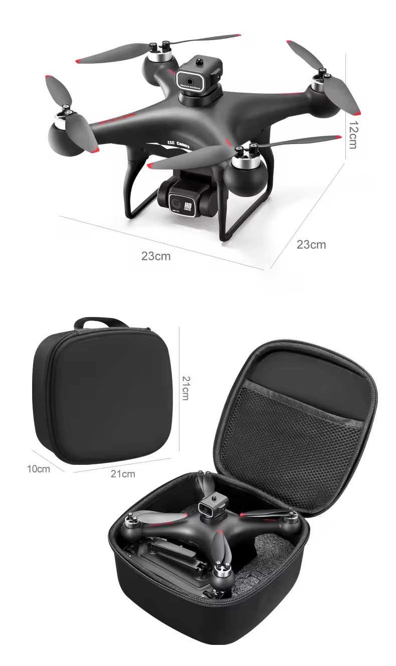 New S116 mini drone 8K dual camera Obstacle avoidance optical flow foldable Wifi Brushless motor Dron Quadcopter