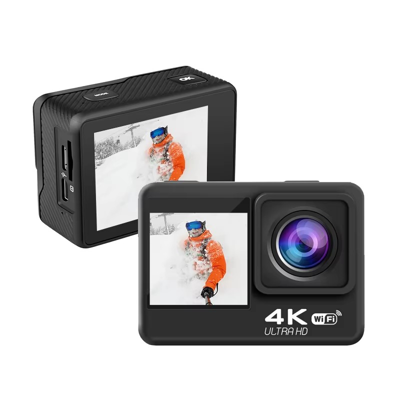 OEM 4K FHD Action Camera 2.0 Inch Screen Zoom Video Shooting 30m Waterproof Pro Sports Cam Digital Camcorder