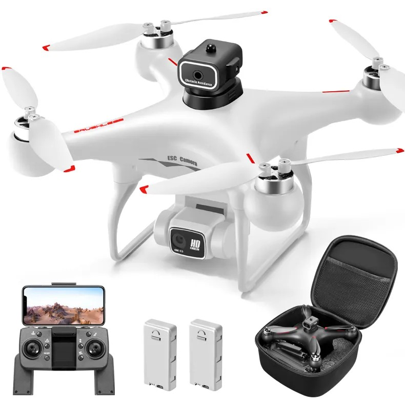 New S116 mini drone 8K dual camera Obstacle avoidance optical flow foldable Wifi Brushless motor Dron Quadcopter