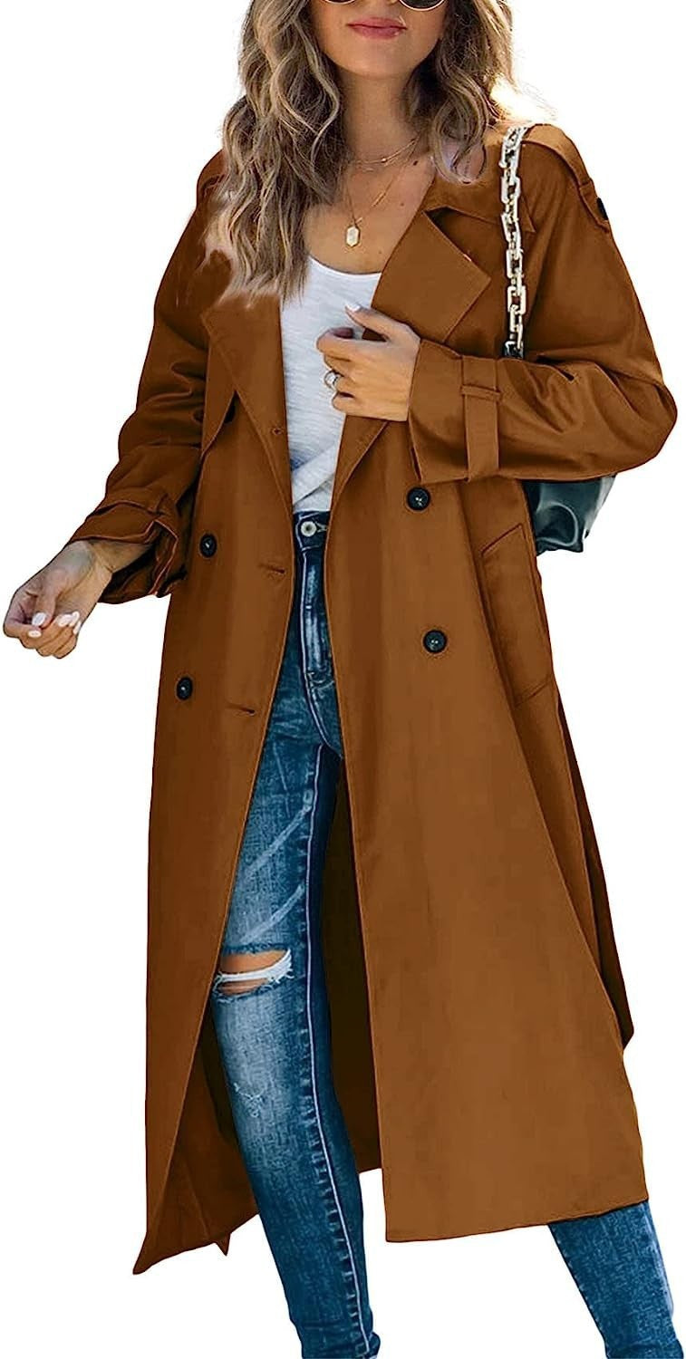 Women's winter and autumn windbreaker coat