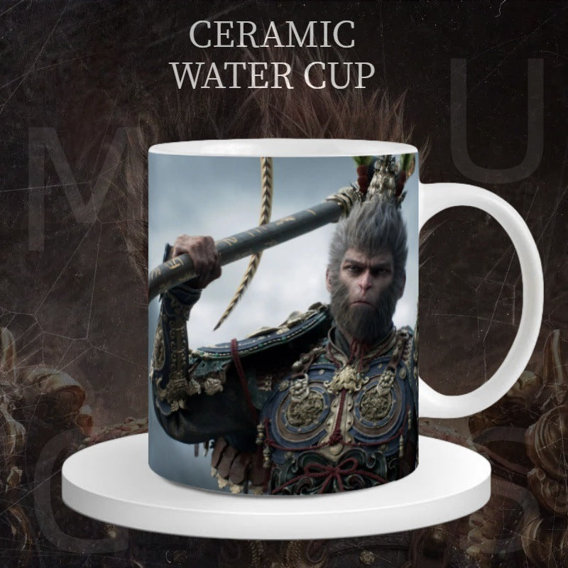 Black Myth Monkey King game surrounding ceramic mug Drink cup birthday cup milk cup coffee cup