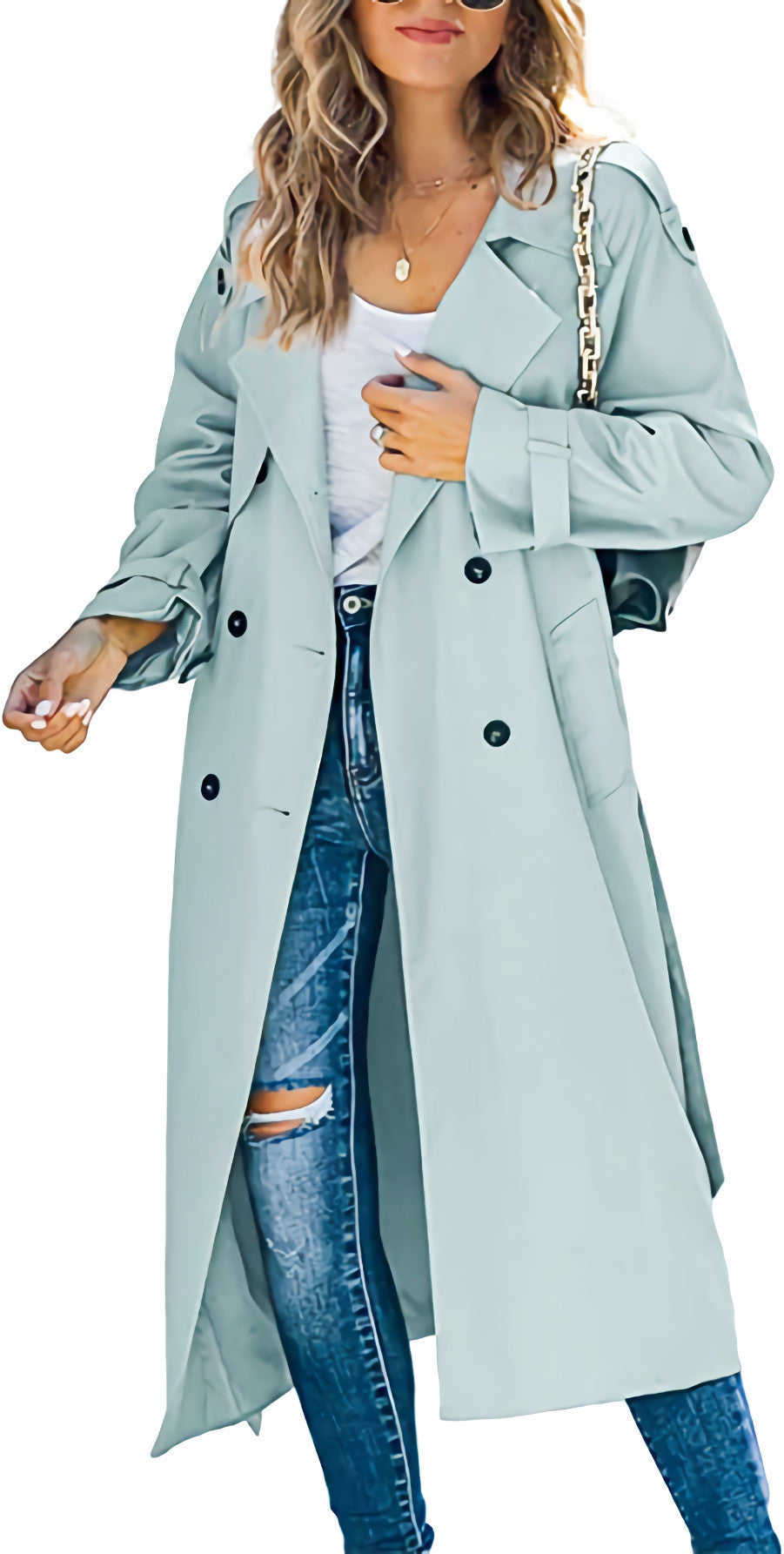 Women's winter and autumn windbreaker coat